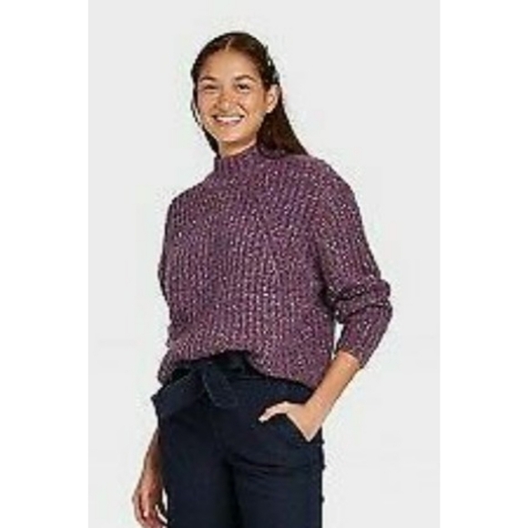 A New Day mock turtleneck pullover sweater - Picture 2 of 12